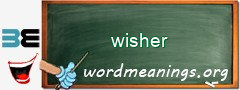 WordMeaning blackboard for wisher